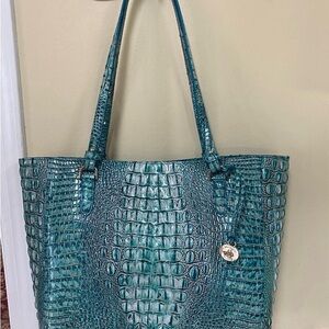 New Brahmin April - Mineral Blue Melbourne Tote!